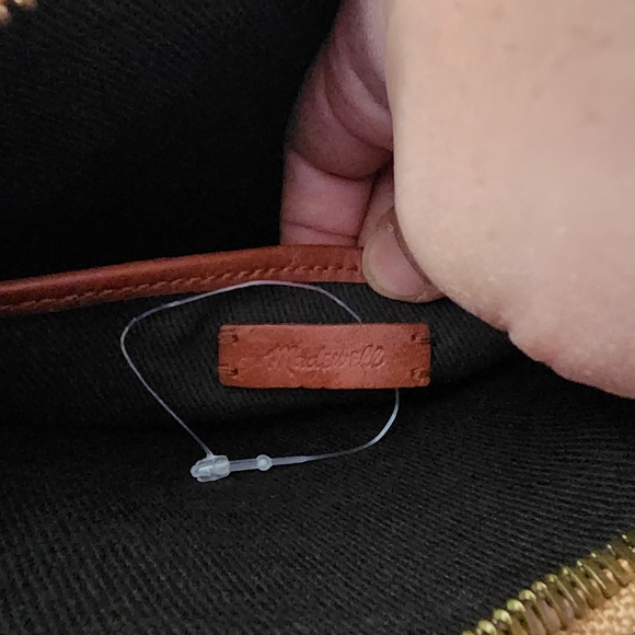 Madewell The Simple Crossbody Bag - Leopard Calf Hair convertible to clutch - Picture 11 of 15